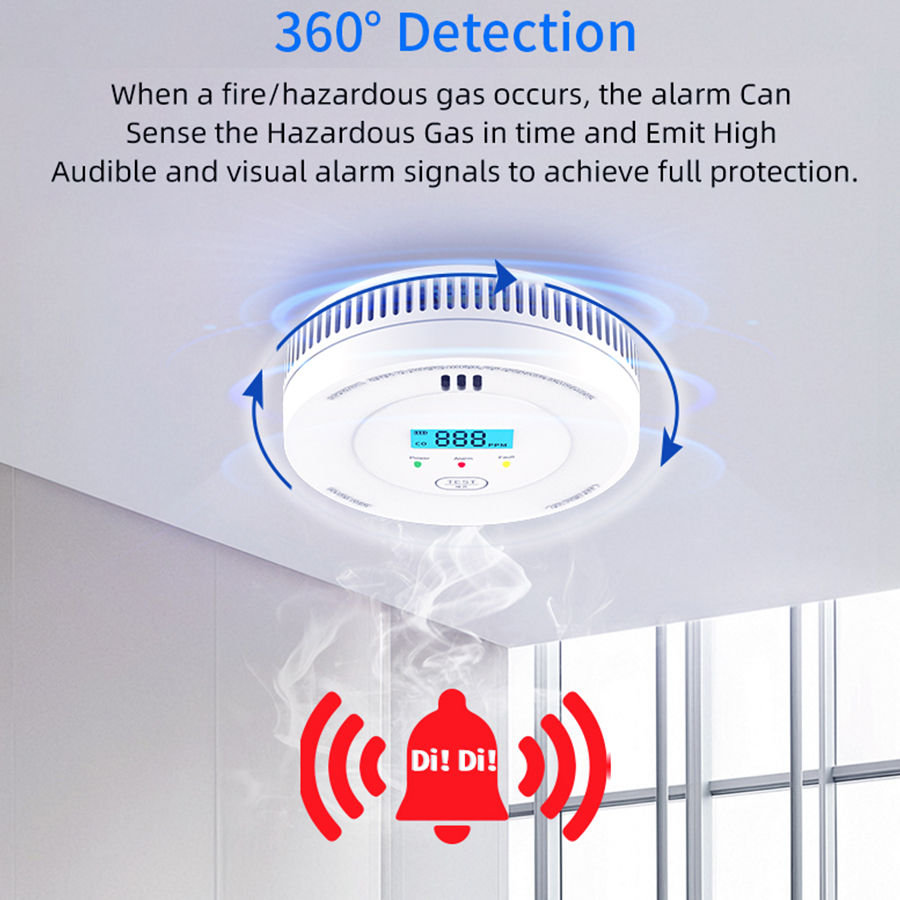 10 years Smoke & Carbon Monoxi - огляд і ціна Smoke Leak Detector